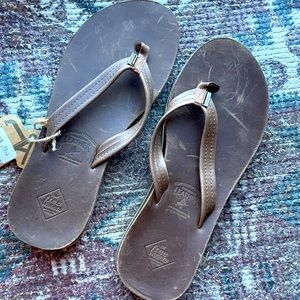 Woman’s Free Waters Open Country Flip Flops in Chocolate